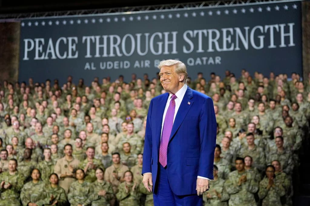 Trump announces end of military operations against Iran by ...? card icon